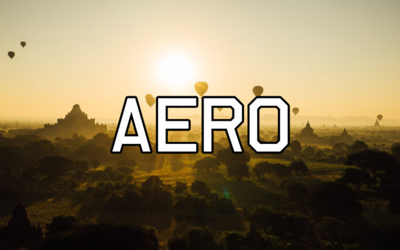 Aero: A Font That Breathes Modernity