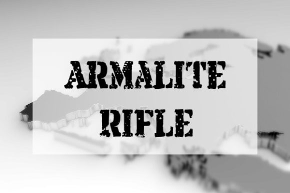 Armalite Rifle: A Timeless Typographic Asset