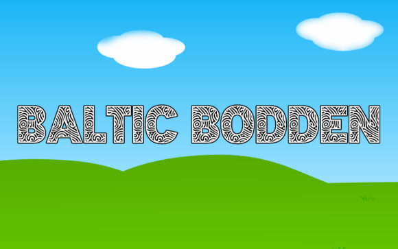 Baltic Bodden: A Creative and Cool Decorative Font