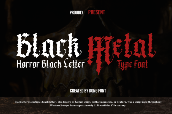 Black Metal: A Versatile Font for Designers and Crafters
