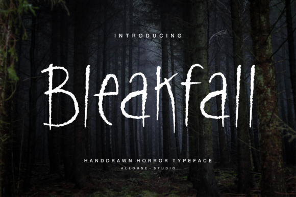 Bleakfall: A Font That Spooks with Style
