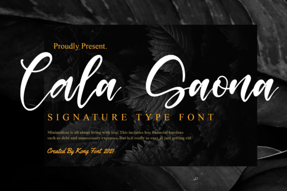 Cala Saona: A Playful Script Font for Creative Designers