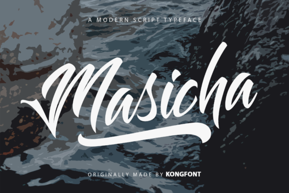 Discover Masicha: A Playful Handwritten Script Font for Creative Projects