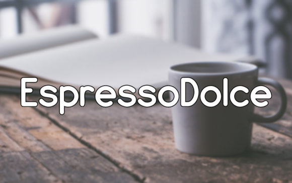 Espresso Dolce: A Modern Typographic Experience