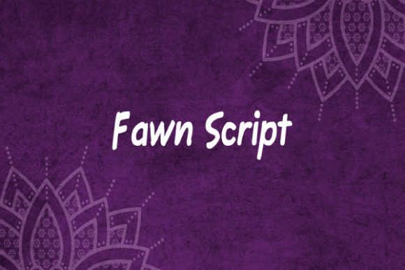 Fawn Script: A Playful and Modern Handwritten Font