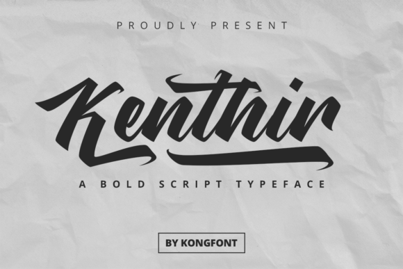 Kenthir: A Handwritten Font for Creative Expression