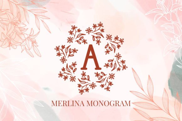 Merlina: A Flower-Filled Font for Creative Projects