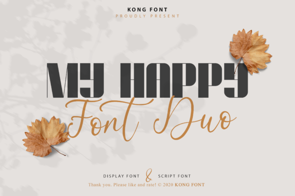 My Happy: A Playful Font for Creative Expression