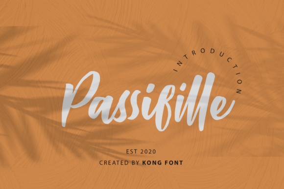Passifille: A Playful Script Font for Modern Design