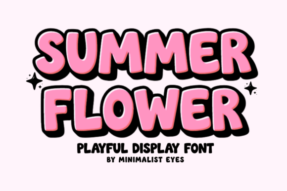 Summer Flower: A Vibrant Font for Creative Expression