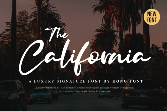 The California Font: A Modern Handwritten Script for Designers